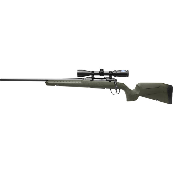 Savage Arms 32192 Axis 2 XP Combo 30-06 Springfield 4+1 22" Black Sporter Barrel, Black Drilled & Tapped Steel Receiver, Fixed OD Green Synthetic Stock, Left Hand, Boresighted 3-9x40mm