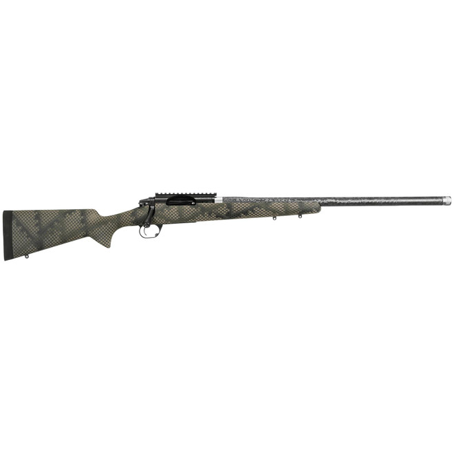 Proof Research 137628 Elevation 2.0 6.5 PRC 3+1 22" Carbon Fiber Match Grade Threaded Barrel, Picatinny Rail Receiver, Tactical Flat Dark Earth Fixed Carbon Fiber Stock, Right Hand