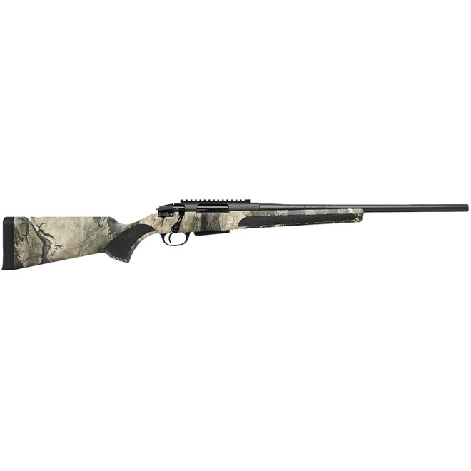 Stevens 19479 334 Bolt Action 270 Win 3+1 20" Camo/Dark Gray Carbon Steel Receiver Integrated Recoil Lug Ergonomic/Recoil Pad Synthetic Stock Picatinny Rail Right Hand