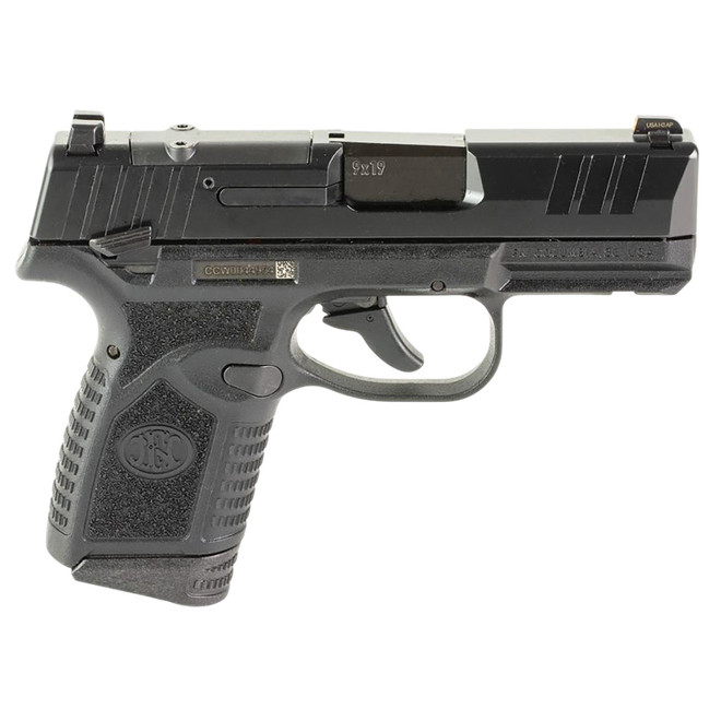 FN 66101422 Reflex MRD 9mm Luger 10+1 3.30" Micro-Compact Frame Black PVD Optic Ready/Serrated Steel Slide w/Picatinny Rail Black Stippled Grip Ambidextrous