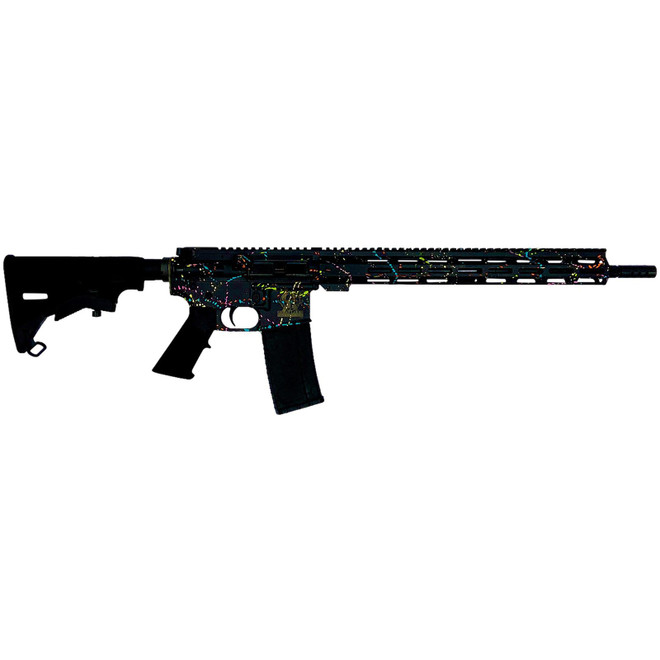 Great Lakes Firearms GL15223BLK GL15 223 Wylde 30+1 16" 4150 Nitride 15.25" M-LOK Handguard Mil-spec Polymer Grip