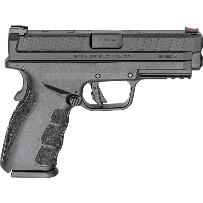 Springfield Armory XDDG9101BOSPLC XD Mod3 OSP 9mm Luger 10+1 4" Black Melonite Steel Barrel, Black Melonite Steel Optic Ready/Serrated Slide, Black Polymer Frame w/Picatinny Rail, One Mag
