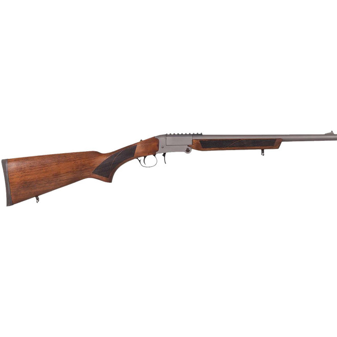 Gforce Arms GFTXP3520T GFTXP 350 Legend 1rd 20" Tactical Gray Steel Barrel, Tactical Gray Cerakote Picatinny Rail Steel Receiver, Fixed Walnut Wood Stock