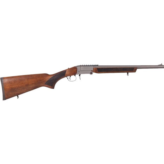 Gforce Arms GFTXP4020T GFTXP 400 Legend 1rd 20" Tactical Gray Steel Barrel, Tactical Gray Cerakote Picatinny Rail Steel Receiver, Fixed Walnut Wood Stock
