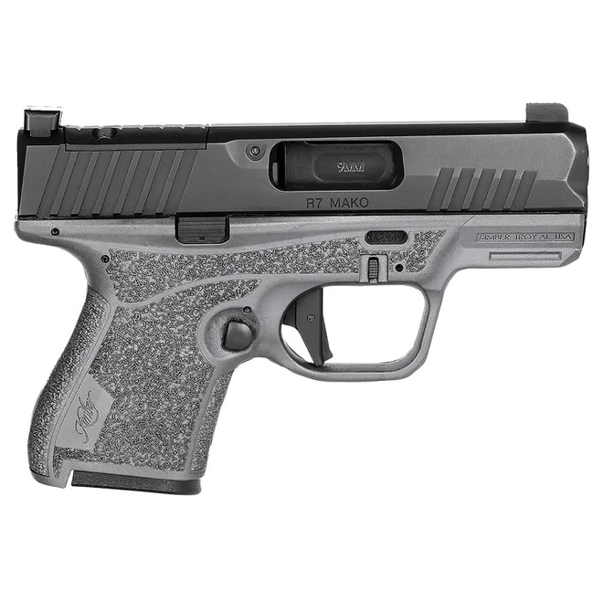 Kimber Mfg.,inc 3800023 R7 Mako OR Bundle 9mm 10+1 3.37" FNC Stainless Steel Slide Molded Stippling Gray