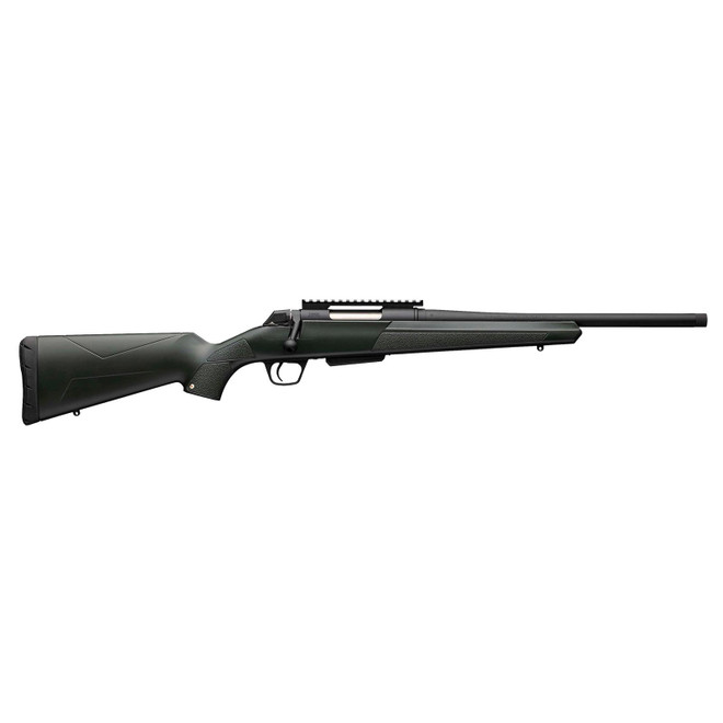Winchester Repeating Arms 535757293 XPR 450 Bushmaster 3+1 16.50" Perma-Cote Matte Threaded Barrel, Perma-Cote Matte Picatinny Rail Steel Receiver, Fixed Green Polymer Stock