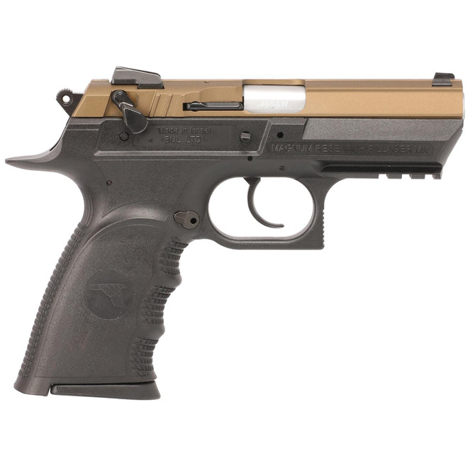 Magnum Research BE94133RSLBB Baby Eagle III 40 S&W 12+1 3.85" Burnt Bronze Carbon Steel Slide Black Textured