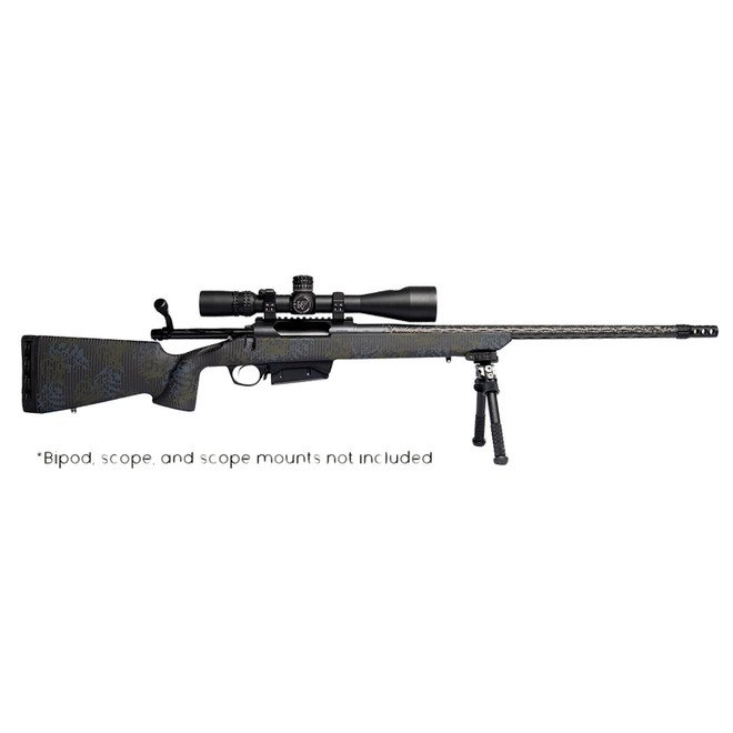 Horizon Firearms RF019C392216C20 Vandal Carbon II 7mm PRC 22" Black Fluted Barrel, Black Drilled & Tapped Receiver, Black Iota EKO X Carbon Fiber Stock