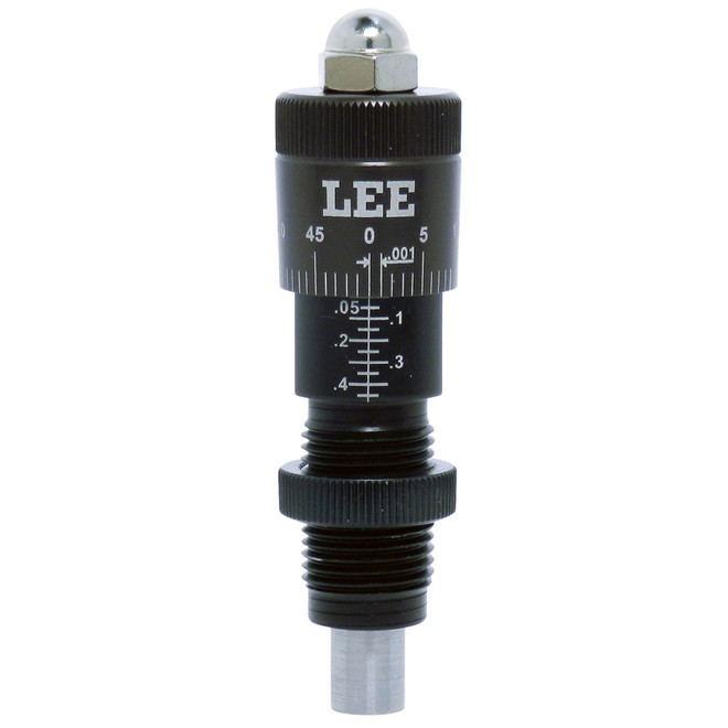Lee Precision 92140 Micrometer Factory Crimp Adapter Black/Clear 38 Special Pistol Firearm