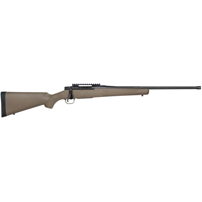 Mossberg 28255 Patriot Predator Full Size 350 Legend 4+1 20" Matte Blued Fluted Threaded Barrel, Matte Blued Picatinny Rail Receiver, Fixed Flat Dark Earth Synthetic Stock