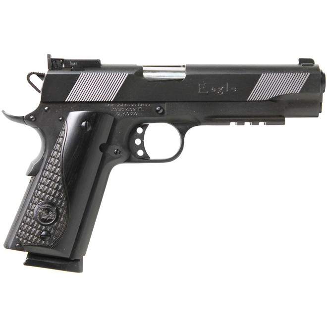 Iver Johnson Arms EAGLELR Eagle LR Government Size 45 ACP 8+1 5" Matte Blued