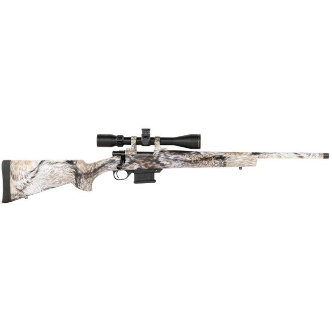 Howa HMA60804FY M1500 Mini Action Full Size 6 ARC 5+1 20" Yote Camo Dip Threaded Barrel, Steel Receiver Drilled & Tapped, Fixed HTI Yote Synthetic Stock, Nikko Stirling GamePro 4-12x40mm
