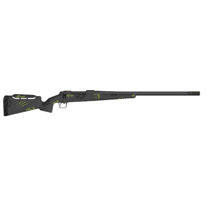 Fierce Firearms FCTRFP300RUM24BF CT Rival XP 7mm BC 20" Carbon Fiber Match Grade Threaded Barrel, Black Cerakote Drilled & Tapped Titanium Receiver, Adj Comb Harvest Camo Carbon Fiber Stock