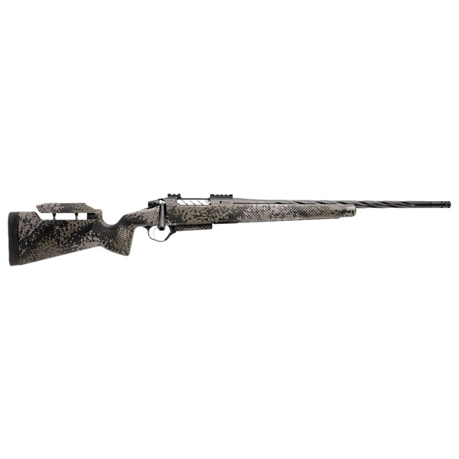 Seekins Precision 0011710305-F Havak PH3 6 Creedmoor 20" Black Fluted Threaded Barrel, Black Picatinny Rail Steel Receiver, Adj Cheek Riser Mountain Shadow Synthetic Stock