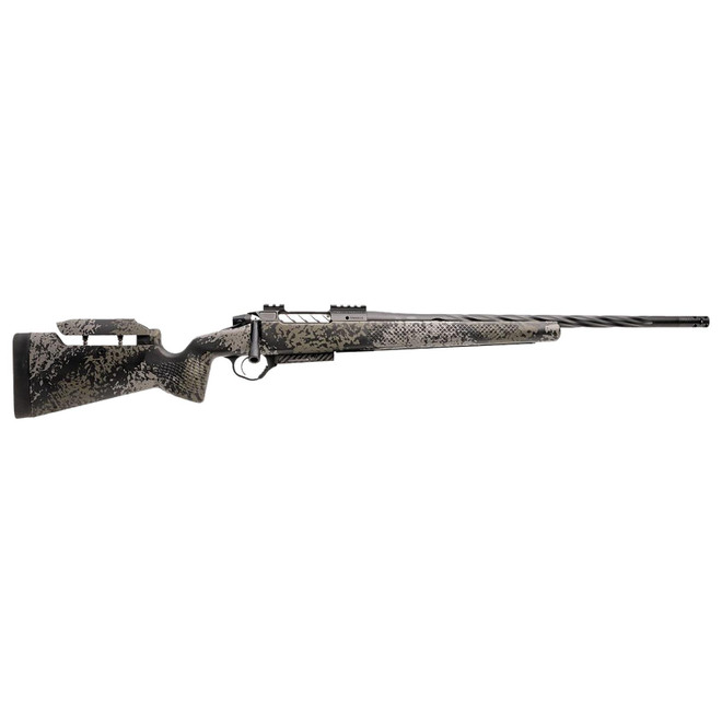 Seekins Precision 0011710233-F Havak PH3 6.5 PRC 20" Black Fluted Threaded Barrel, Black Picatinny Rail Steel Receiver, Adj Cheek Riser Mountain Shadow Synthetic Stock