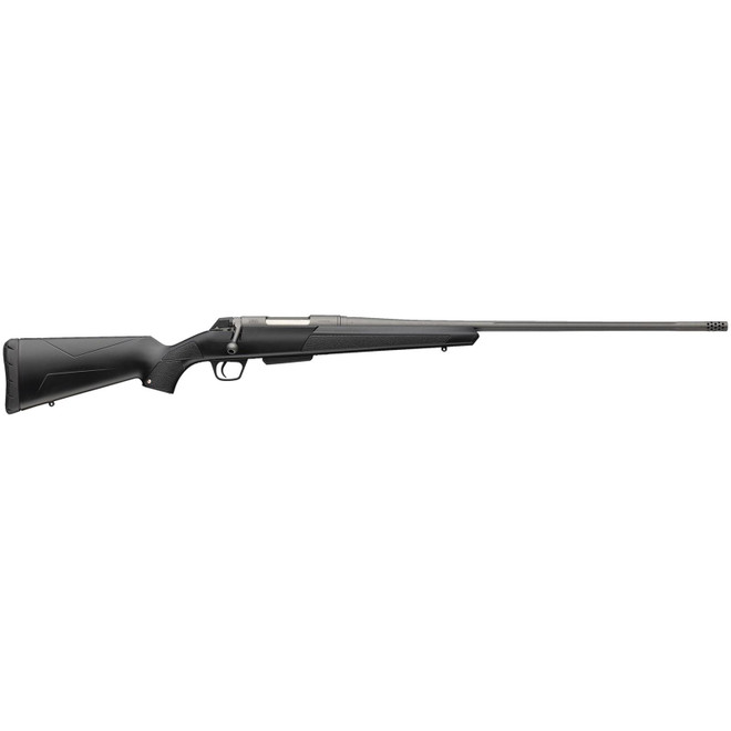 Winchester Repeating Arms 535801233 XPR Extreme 300 Win Mag 3+1 Tungsten Cerakote Fluted Threaded Barrel & Drilled & Tapped Steel Receiver, Fixed Black Synthetic Stock