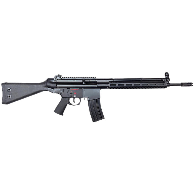 PTR 63 5.56 NATO 30+1 16.25" Black Nitride Threaded Barrel, Black Parkerized Picatinny Rail Aluminum Receiver, M-LOK Handguard, Fixed Black Synthetic Stock, Black Polymer Grip