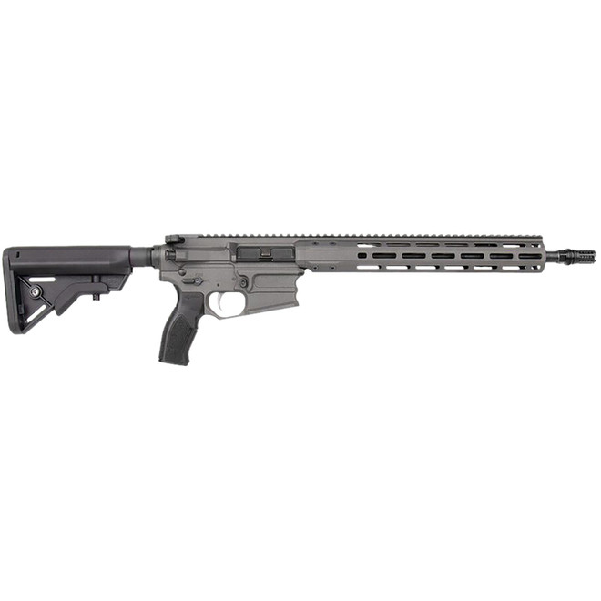 Cobalt Kinetics CKPROLITE55616CHARCOAL Pro Light 223 Rem/5.56 NATO 16" Black Barrel, Charcoal Picatinny Rail Aluminum Receiver, M-LOK Handguard, Black Polymer Stock, Black Polymer Grip