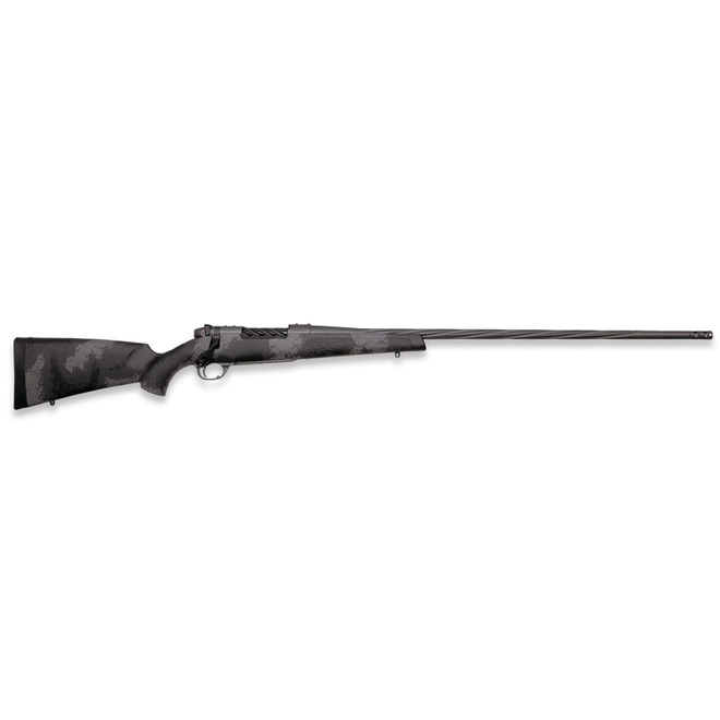 Weatherby Mark V Live Wild 25 Creedmoor 4+1 22" Carbon Gray Cerakote Fluted Threaded Barrel, Carbon Gray Cerakote Drilled & Tapped Steel Receiver Fixed Black w/Gray Accents Polymer Stock, Right Hand