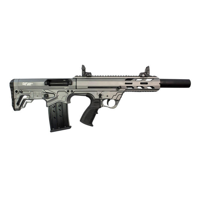 Gforce Arms GFY11220TG GFY-1 USA 12 Gauge Semi-Auto 3" 5+1 18.50" Black Threaded Barrel, Tactical Gray Cerakote Aluminum Receiver w/Picatinny Rail, Gray Bullpup Polymer Stock, Polymer Grip