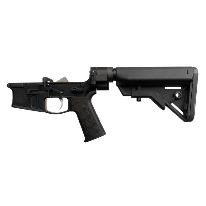 Shield Arms SA-SA15FB SA-15 Complete Lower Receiver Multi Aluminum Black Anodized B5 Systems Bravo for AR-15