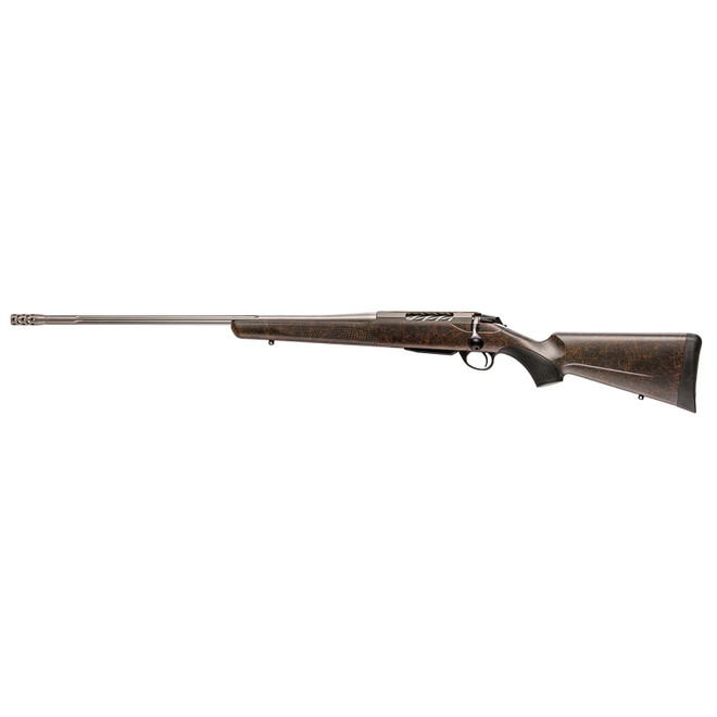 Tikka JRTXRBS419 T3x Roughtech 6.5 Creedmoor 3+1 24.30" Stainless Fluted Threaded Barrel, Stainless Steel Drilled & Tapped Receiver, Ember Roughtech Synthetic Stock, Left Hand