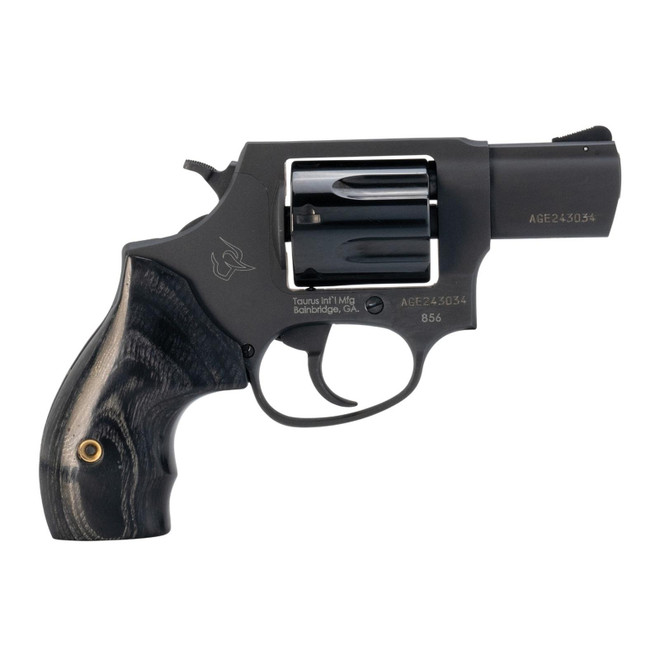Taurus 2-32723 327 Gentleman's Carry Small 327 Federal Mag 6 Shot 2" Black Polished Barrel, Cylinder & Frame, Black Rubber Grip, Transfer Bar Safety, Exposed Hammer