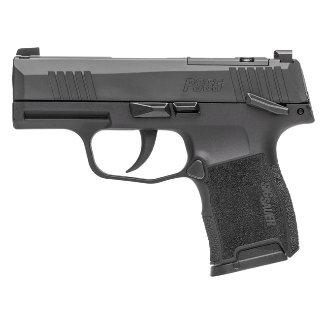 Sig Sauer 3659BXR3PMSSLCA P365 *CA Compliant 9mm Luger 10+1 3.10" Black Nitron Stainless Steel Optic Ready/Serrated Slide, Black Polymer Frame w/Accessory Rail, Black Polymer Grip