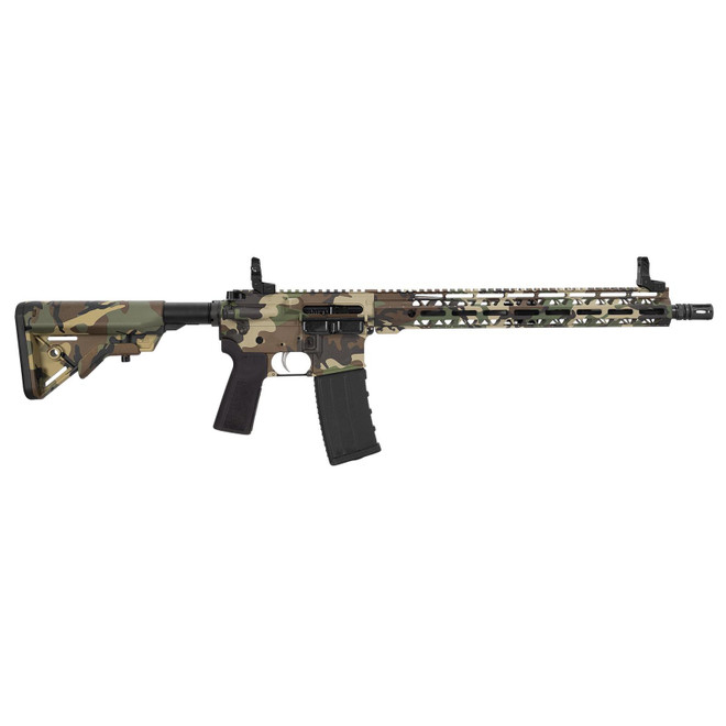 Hi-Point HP15R-556M81 HP 15R 5.56 NATO 30+1 16" Black Threaded Barrel, M81 Woodland Camo Aluminum Receiver w/Picatinny Rail, M-LOK Handguard, B5 Bravo Polymer Stock, Black B5 P Type 23 Grip