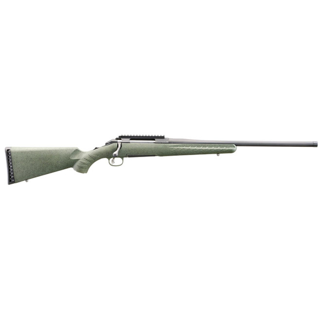 Glenfield 52003 Model A Full Size 270 Win 4+1 20" Matte Black Threaded Barrel, Matte Black Alloy Steel Receiver w/Picatinny Rail, Moss Green Splatter Fixed Synthetic Stock, Thread Protector
