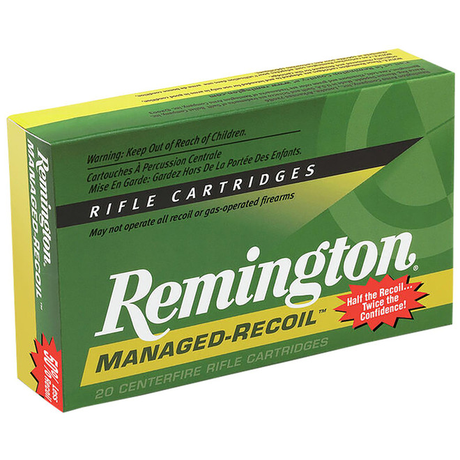 Remington Ammunition 27644 Managed-Recoil 30-30Win 125gr Soft Point Core Lokt 20 Per Box/10 Case