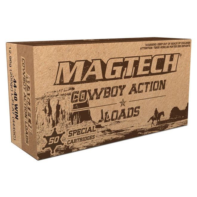 Magtech 4440C Cowboy Action 44-40Win 200gr Lead Flat Nose 50 Per Box/20 Case