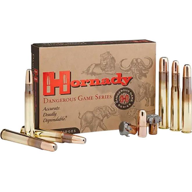 Hornady 82661 Dangerous Game 416Rigby 400gr DGX Bonded 20 Per Box/6 Case