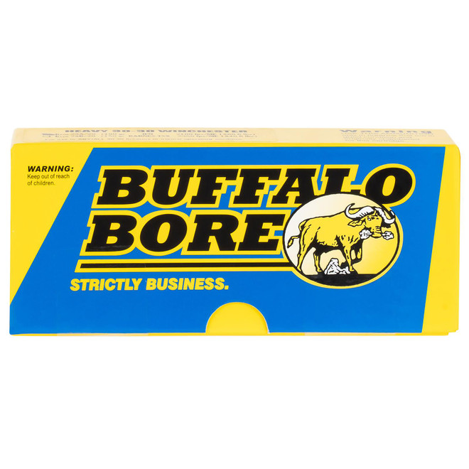 Buffalo Bore Ammunition 20E20 Standard Pressure Strictly Business 38Special 125gr Jacket Hollow Point 20 Per Box/12 Case