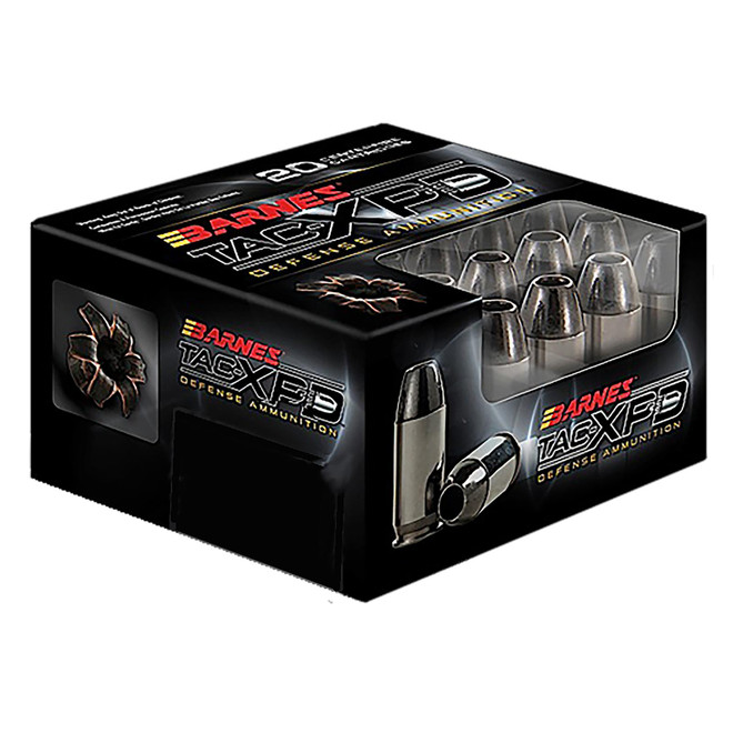 Barnes Bullets 21552 TAC-XPD Defense Handgun 380ACP 80gr 20 Per Box/10 Case
