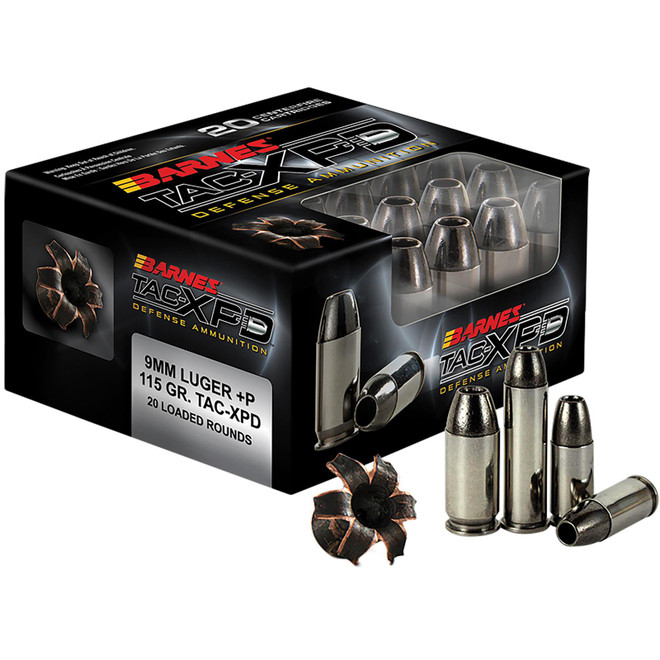 Barnes Bullets 21550 TAC-XPD Defense Handgun 357Mag 125gr 20 Per Box/10 Case