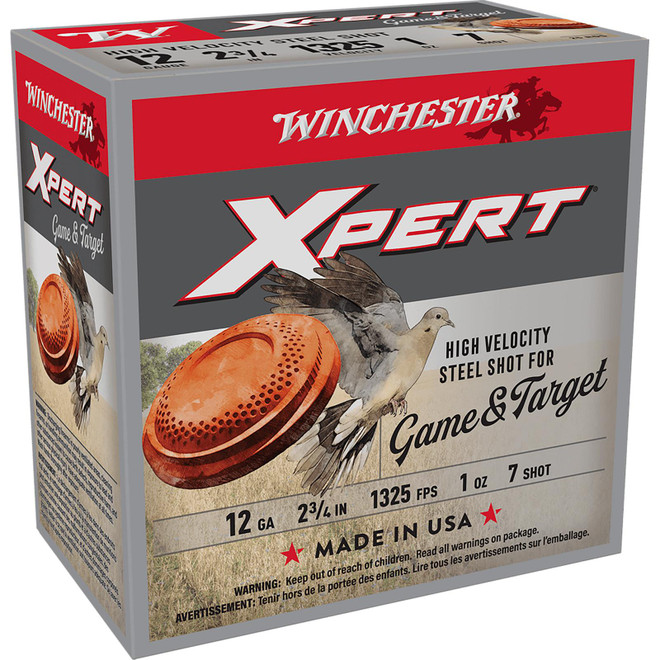Winchester Ammo WE12GT7 Super X Xpert High Velocity 12Gauge 2.75" 1oz 7Shot 25 Per Box/10 Case