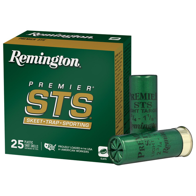 Remington Ammunition 20110 Premier STS 12 Gauge 2.75" 1 1/8 oz 7.5 Shot 25 Per Box/ 10 Cs