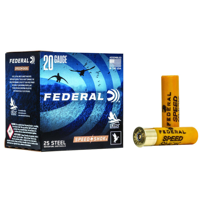 Federal WF2092 Speed-Shok 20Gauge 3" 7/8oz 2Shot 25 Per Box/10 Case