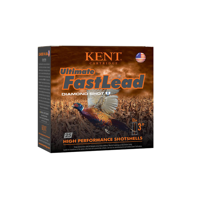 Kent Cartridge K123UFL504 Ultimate Fast Lead 12Gauge 3" 1 3/4oz 4Shot 25 Per Box/10 Case