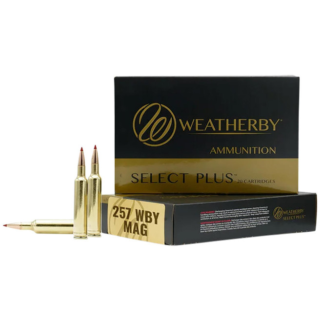 Weatherby H257110ELDX Select Plus 257WthbyMag 110gr Hornady ELD-X 20 Per Box/10 Case