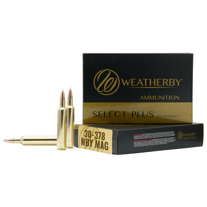 Weatherby H303220ELDX Select Plus 30-378WthbyMag 220gr Hornady ELD X 20 Per Box/10 Case