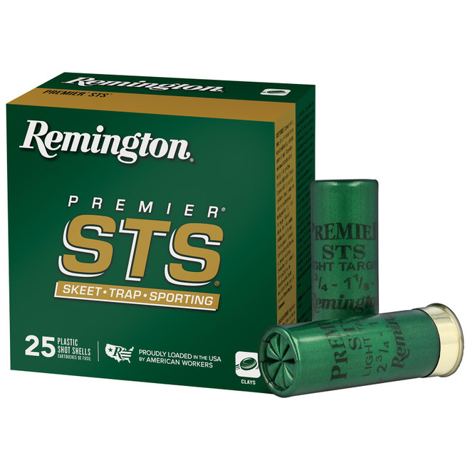 Remington Ammunition 20242 Premier STS 12 Gauge 2.75" 1 1/8 oz 8 Shot 25 Per Box/ 10 Cs