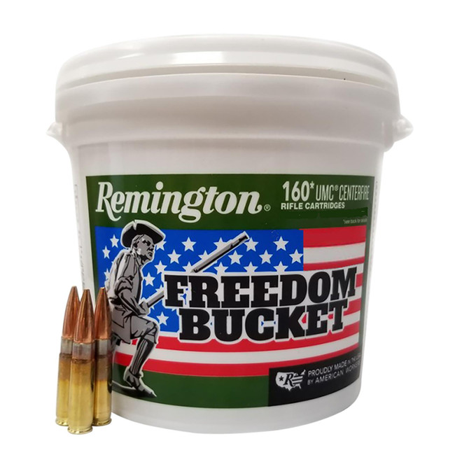 Remington Ammunition 26857 UMC Freedom Bucket 300Blackout 150gr Full Metal Jacket 160 Per Box/4 Case