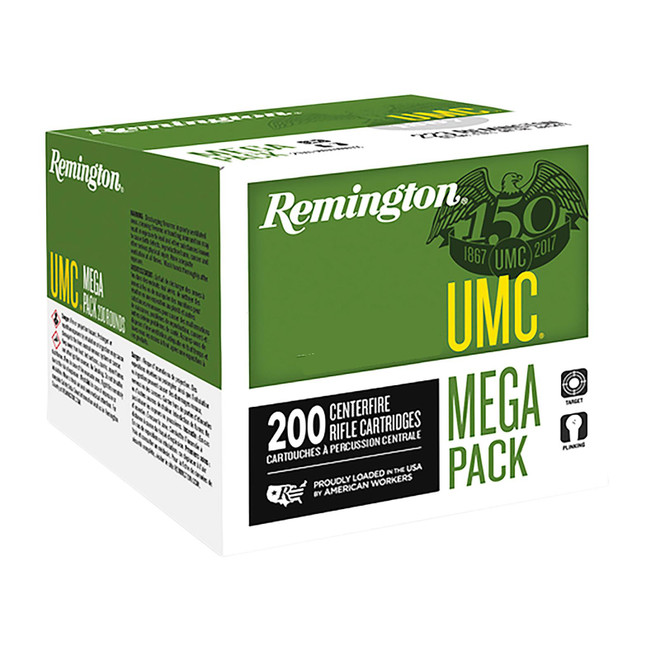 Remington Ammunition 20107 UMC Mega Pack 300Blackout 150gr Full Metal Jacket 200 Per Box/1 Case *Loose