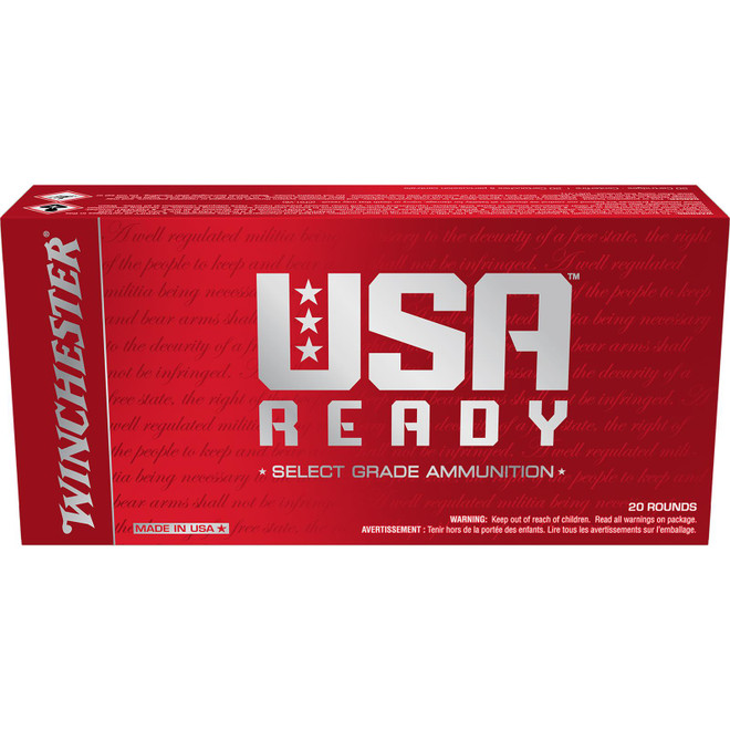 Winchester Ammo RED65PRC USA Ready 6.5PRC 140gr Open Tip 20 Per Box/10 Case