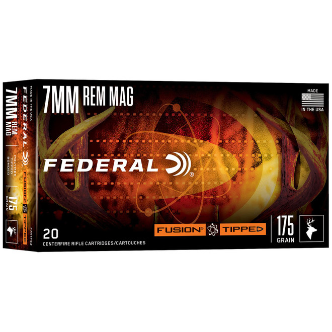 Federal F7RTFS2 Fusion 7mm 175gr Bonded Soft Point 20 Per Box/10 Case