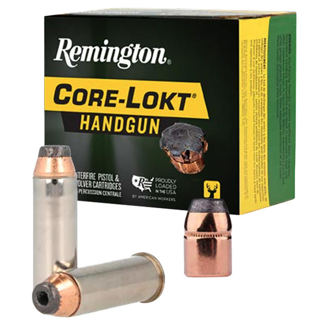 Remington Ammunition R20220 Core-Lokt Handgun 357Mag 180gr Jacketed Hollow Point 20 Per Box/10 Case