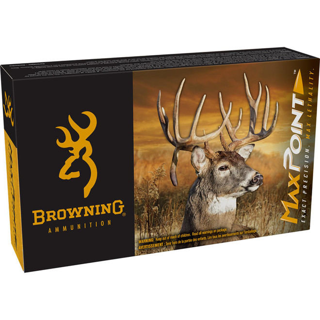 Browning Ammo B192165002 Max Point 6.5PRC 140gr 20 Per Box/10 Case