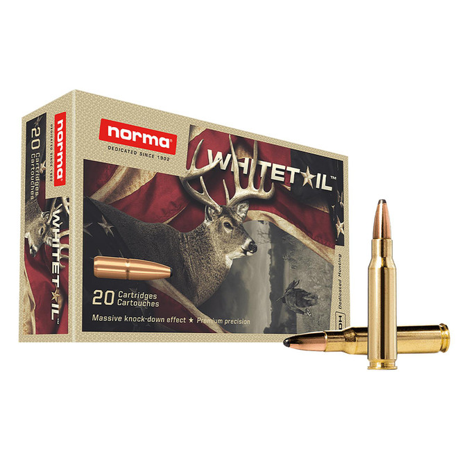 Norma Ammunition 20177672 Whitetail 30-30Win 150gr Soft Point 20 Per Box/10 Case